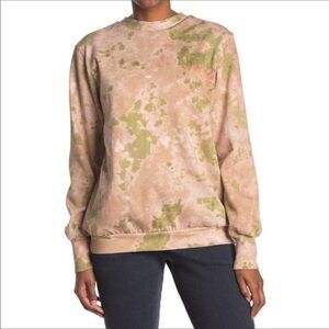 AFRM Munroe Tie Dye Print Crew Neck Sweater Women’s Size XS NWT